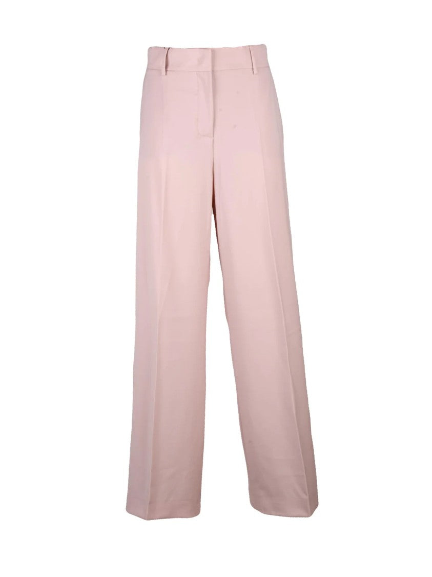 Max Mara Wide-Leg Virgin Wool Trousers With High Waist And Smooth Finish