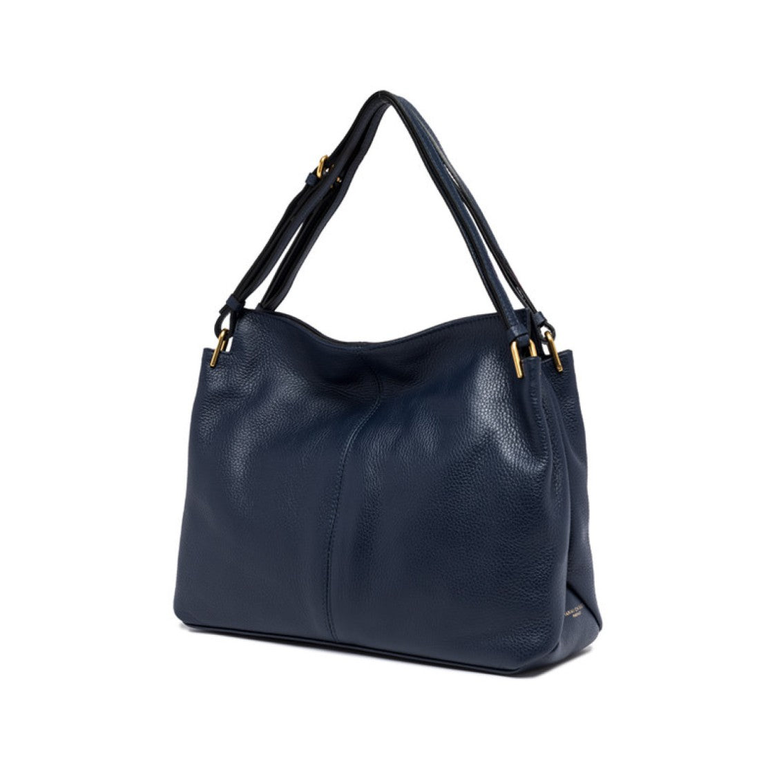 Gianni Chiarini Leila Bag In Navy Blue Grained Leather