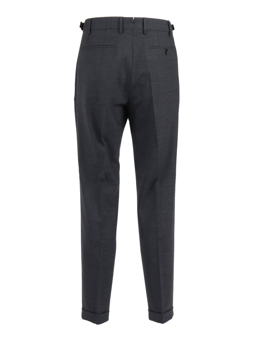 Berwich Tailored Straight-Leg Trousers With Subtle Texture