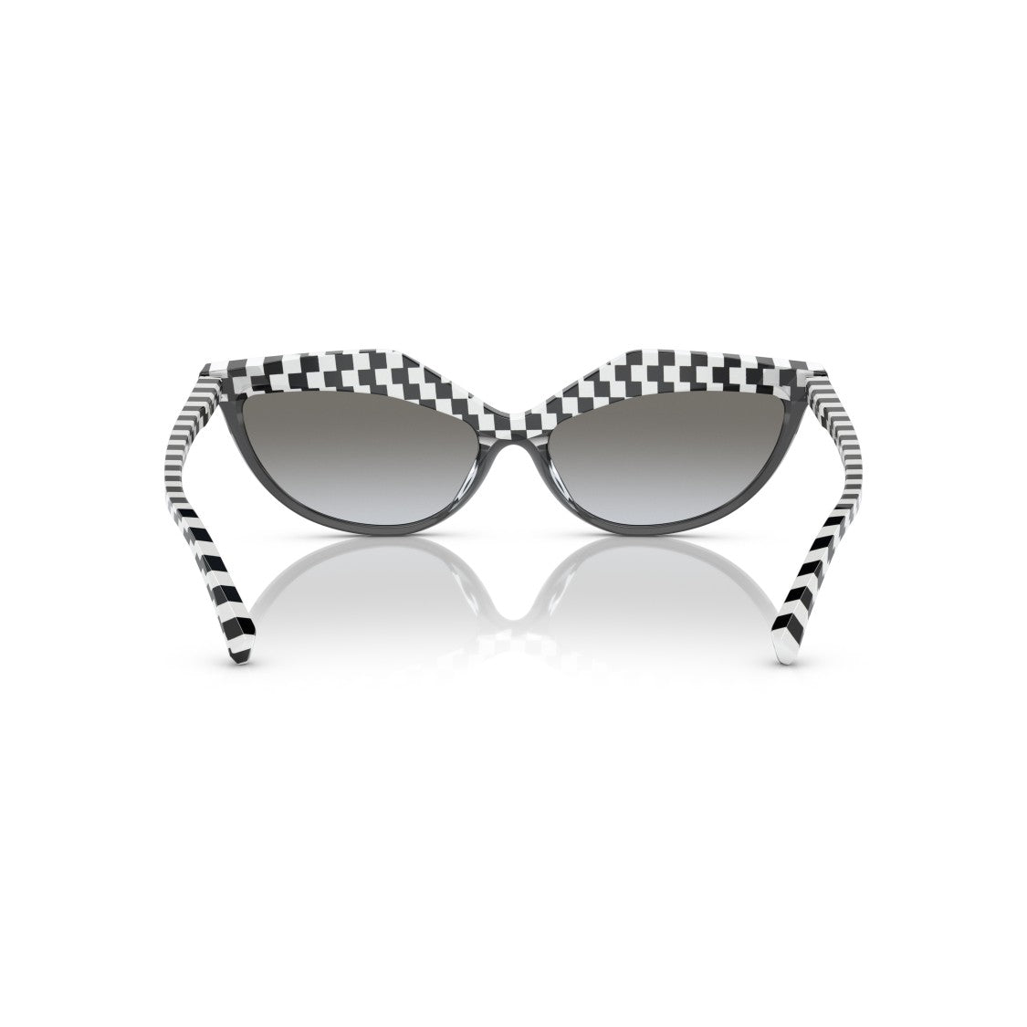 Alain Mikli 0A05070 Cat-Eye Sunglasses With Checkerboard Pattern And Gradient Lenses