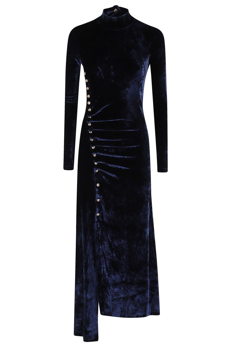 Rabanne Long Velvet Dress