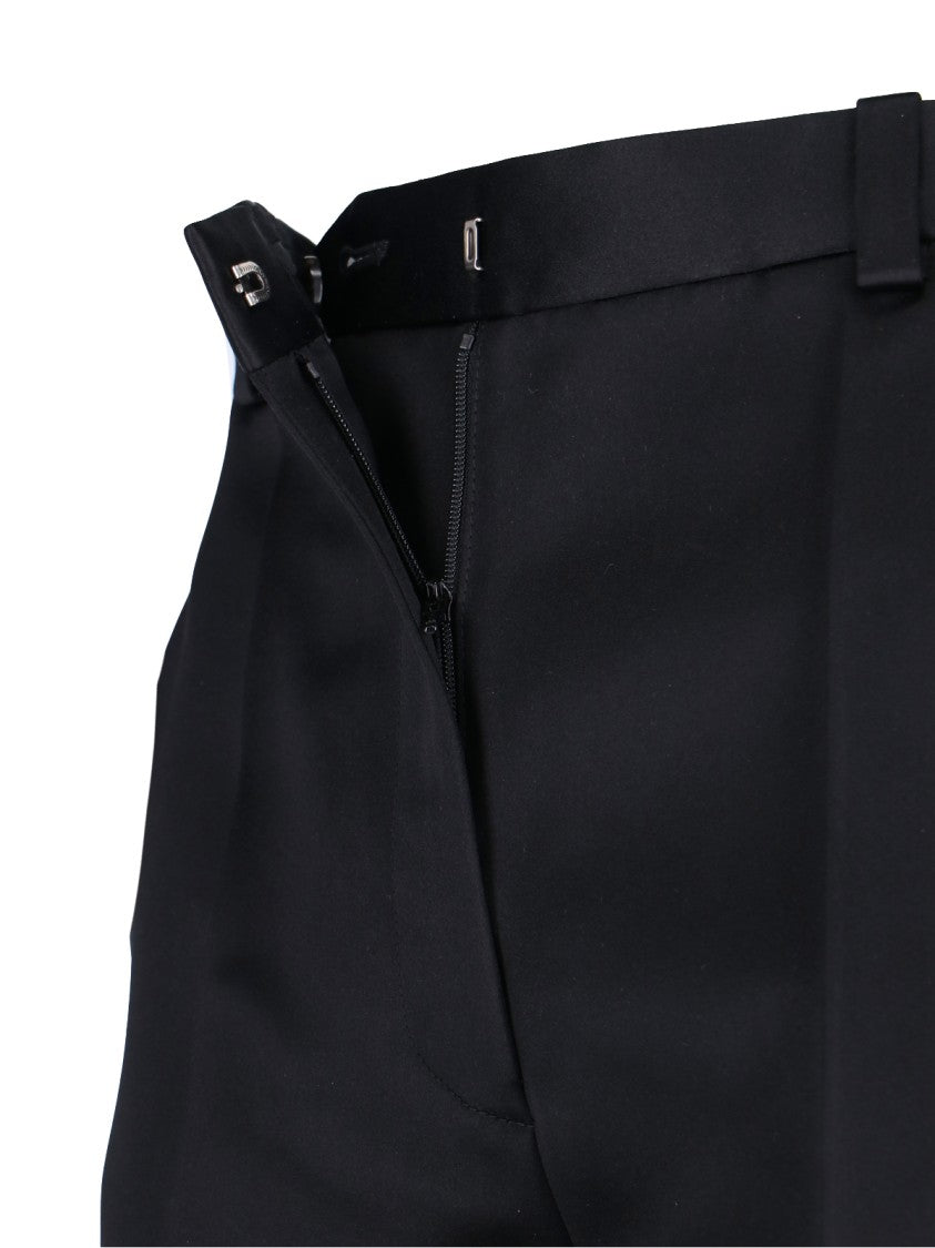 Loro Piana Straight-Leg Trousers, Black