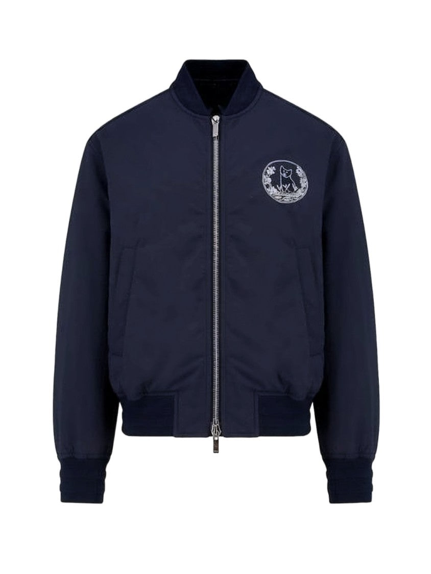Dior Navy Blue Bomber Jacket