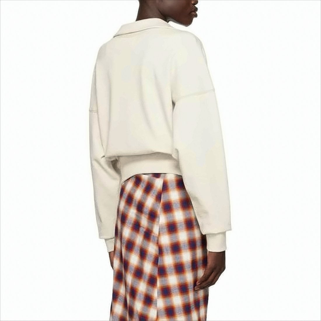 Isabel Marant Relaxed Fit Half-Zip Hooded Top With Ribbed Details