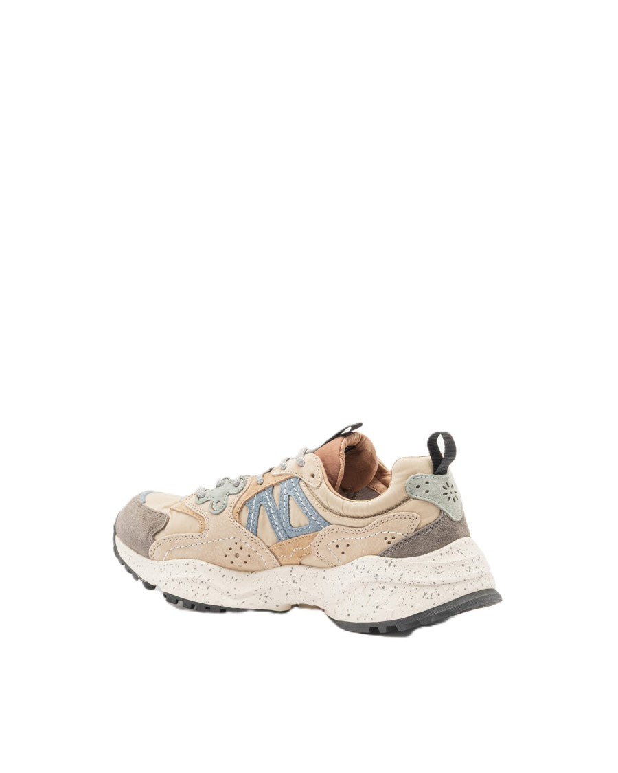 Flower Mountain Bicolor Gray Suede Sneakers