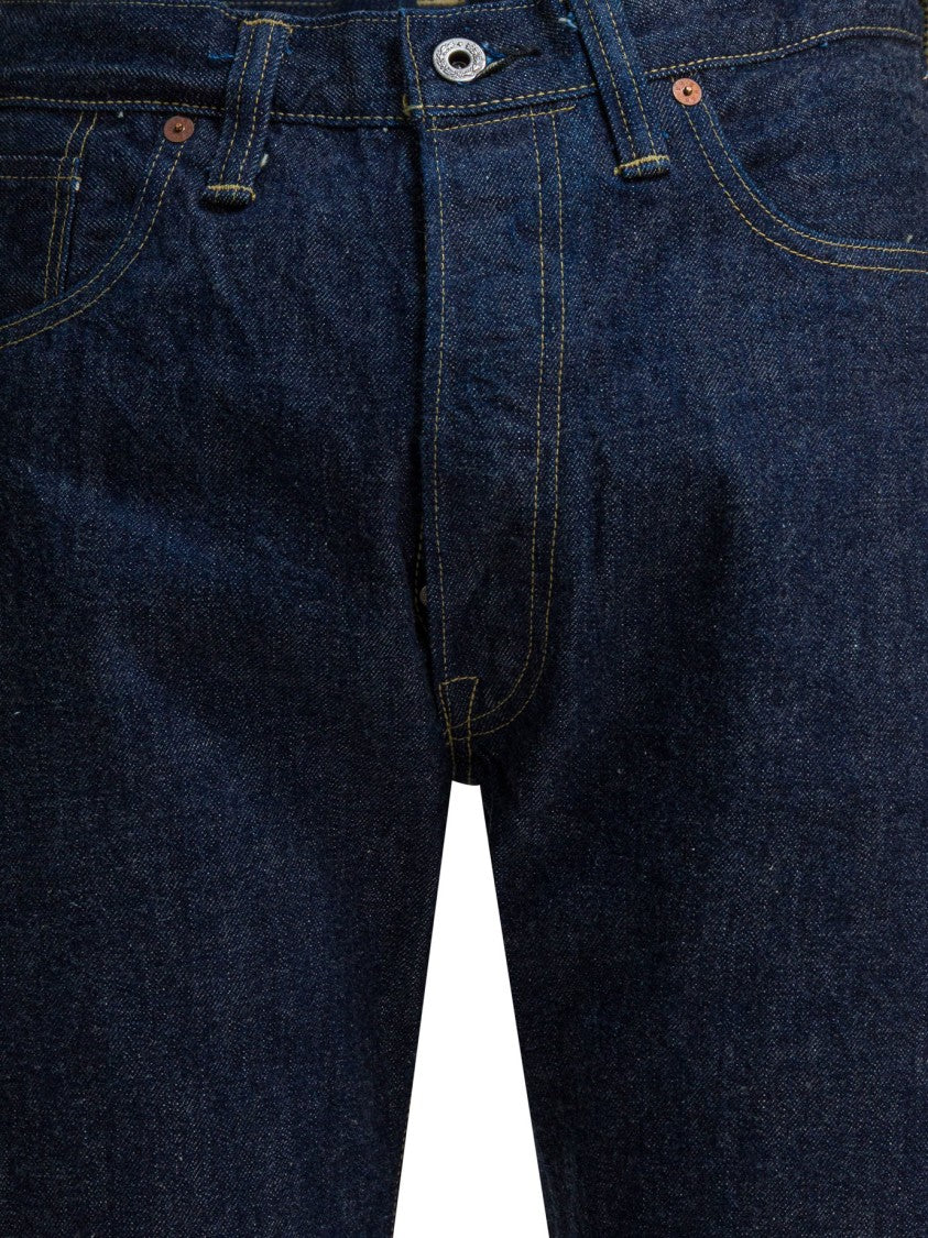 Buzz Rickson's Relaxed Fit Straight-Leg Jeans With Unique Stitching