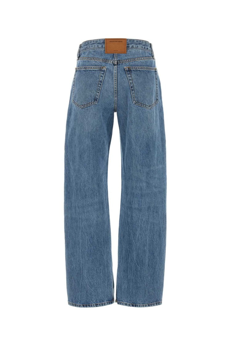 Alexander Wang High-Waisted Vintage-Style Denim Jeans With Classic Silhouette