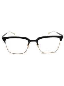 Masunaga Rectangular Black Optical Frames With Premium Metal And Titanium Construction