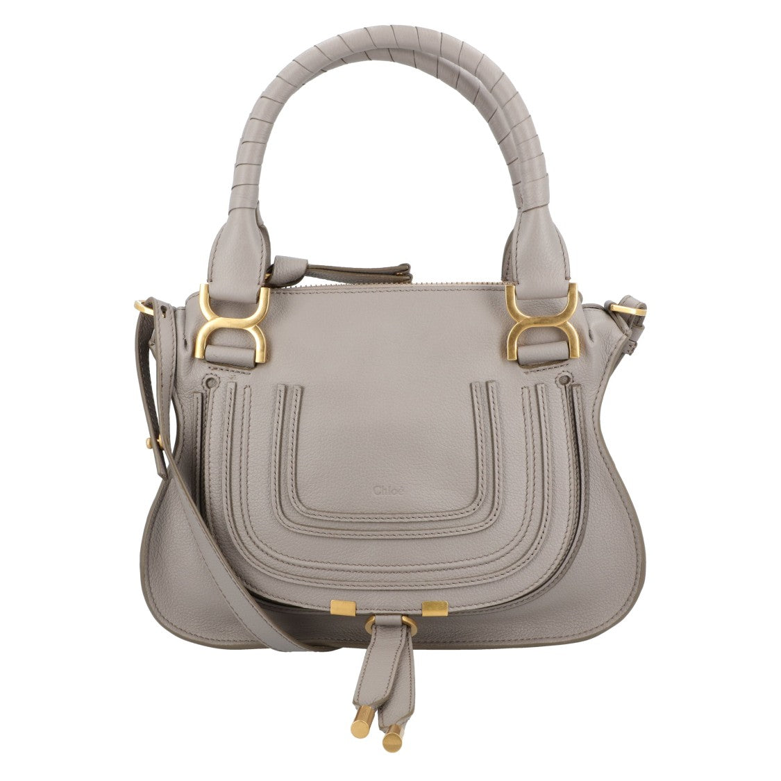 Chloé Small Marcie Bag In Grained Leather