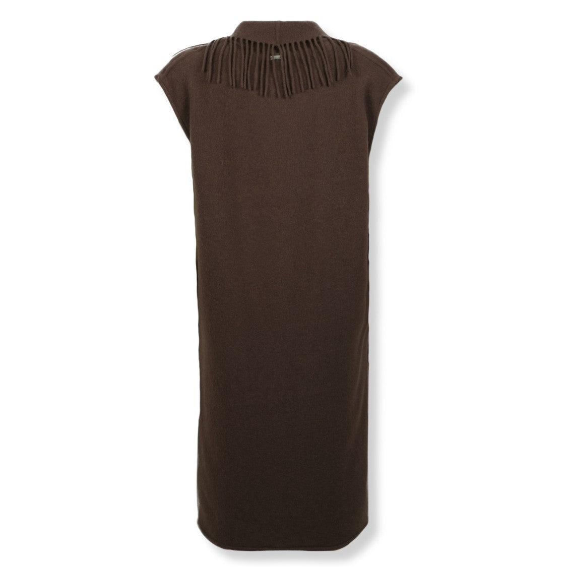 Herno Poncho-Style Gilet With Ultrathin Design And Fluid Silhouette