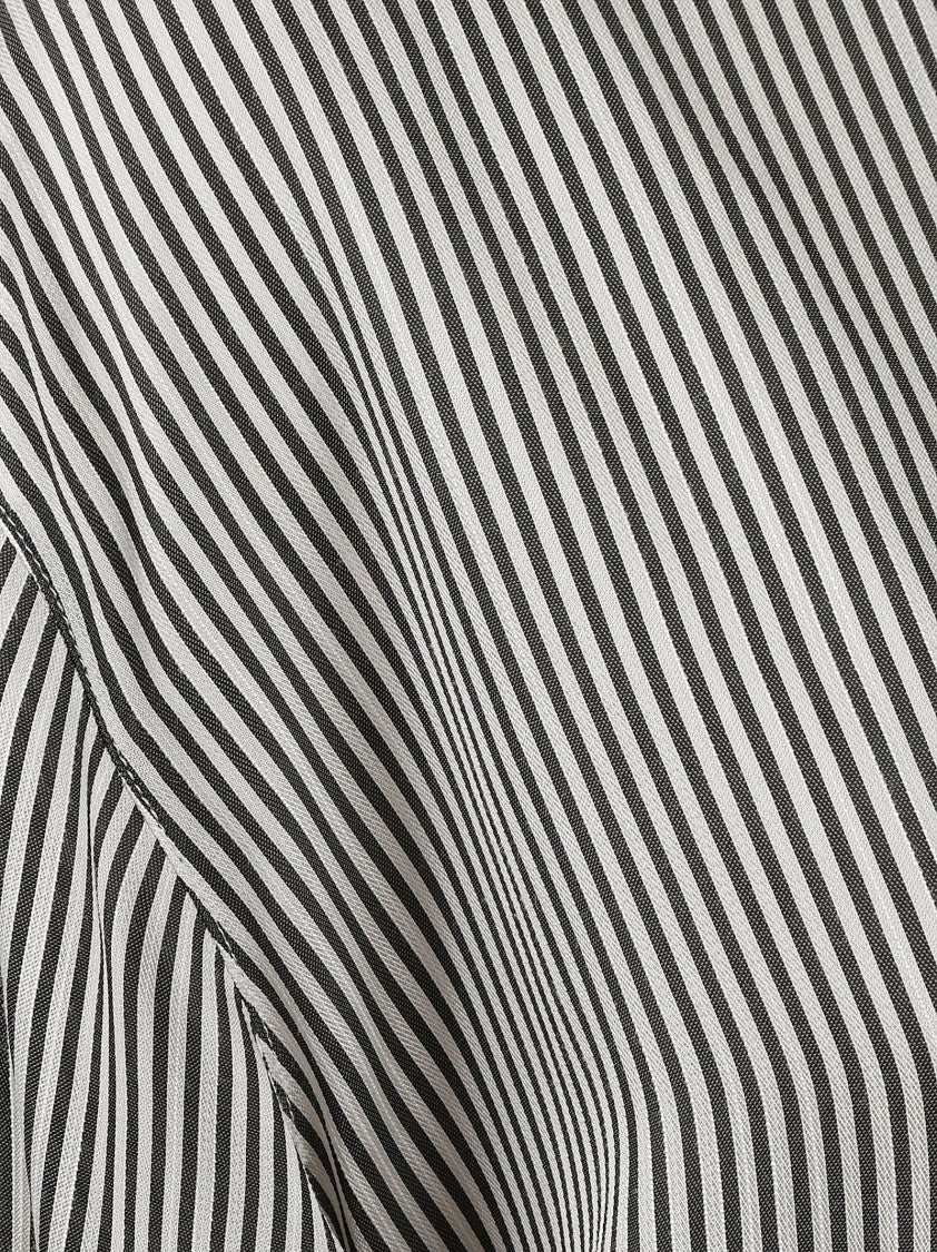 Fabiana Filippi Relaxed Fit Striped V-Neck Shirt