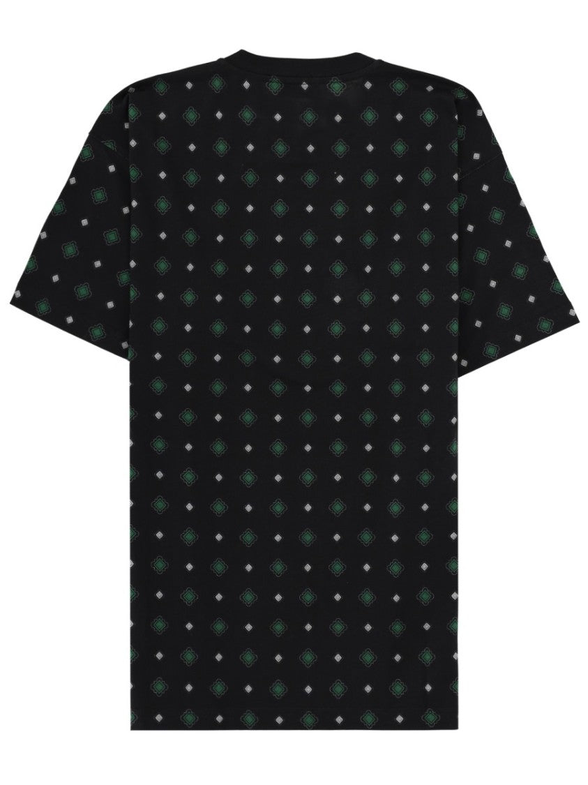 Moschino Black Diamond Pattern Teddy T-Shirt
