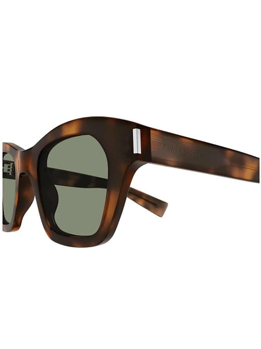 Saint Laurent Sl 592 Oversized Geometric Acetate Sunglasses