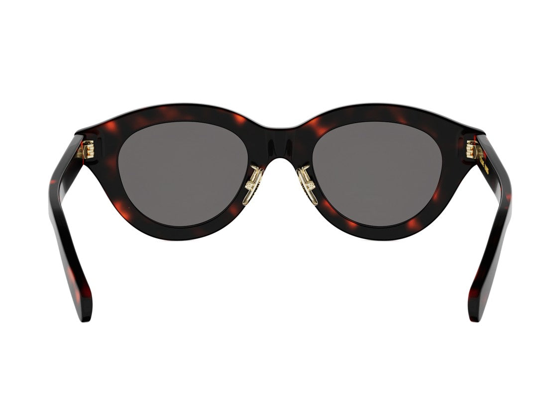 Celine Cl40338f Tortoiseshell Oversized Round Sunglasses