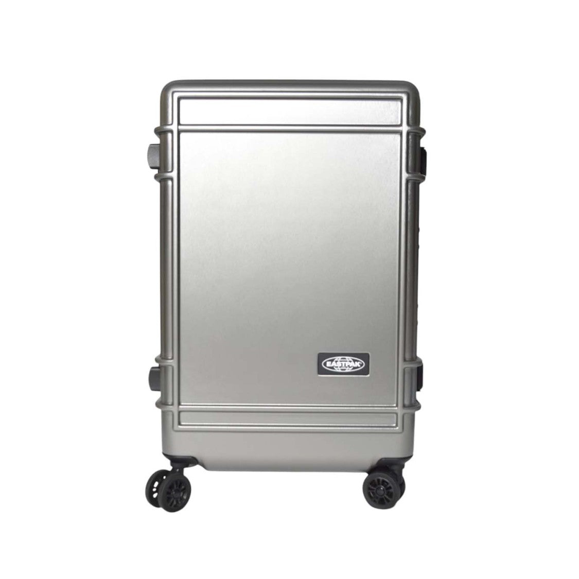 Eastpak Minimalist Hard-Shell Suitcase With Smooth Metallic Finish