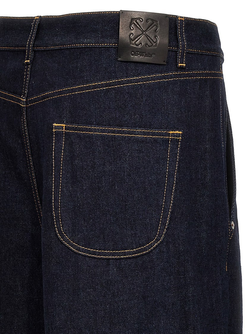 Off-White Baggy Tapered Jeans