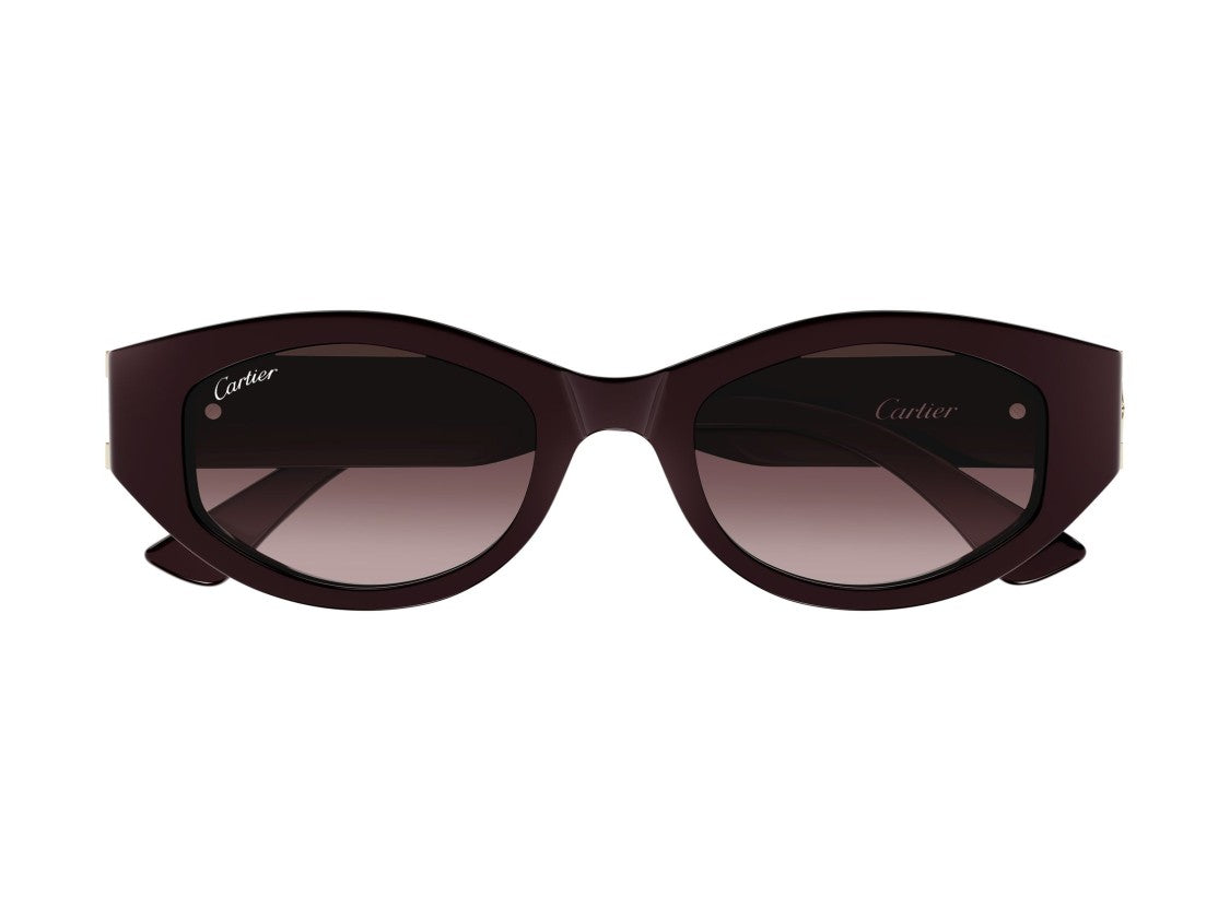 Cartier Gold Ct0667s Oversized Round Sunglasses