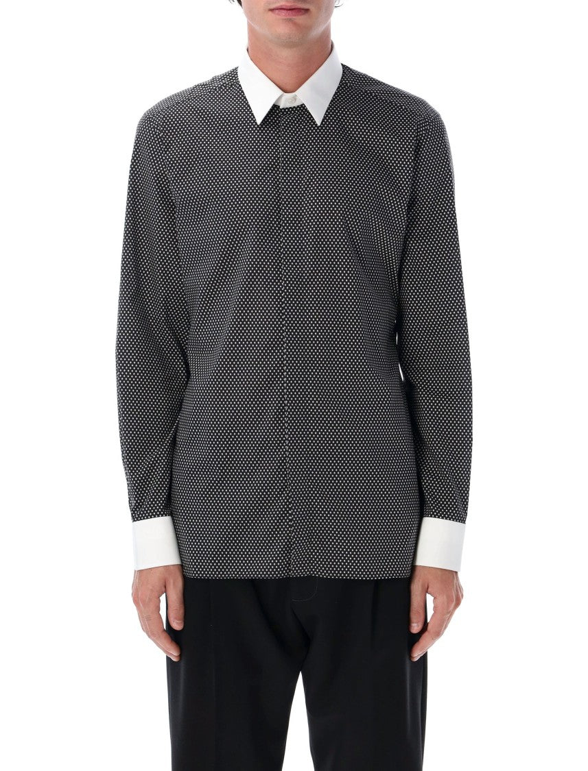 Tom Ford Cotton Shirt With Diamond Print