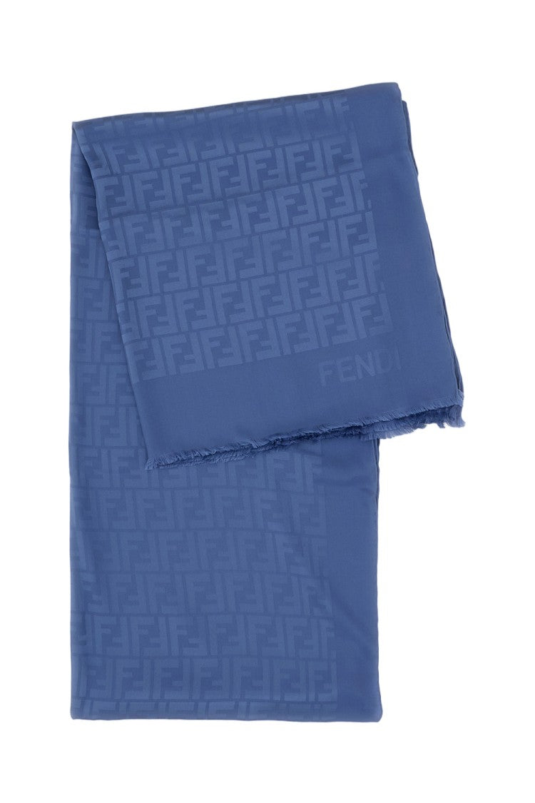 Fendi Wide Rectangular Silk Stole