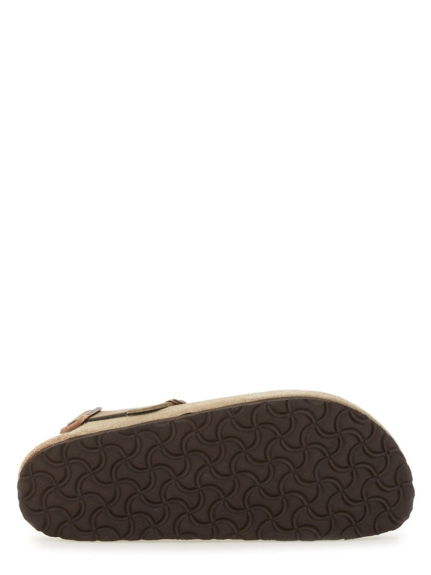 Birkenstock Narrow Fit Suede Clog With Adjustable Strap