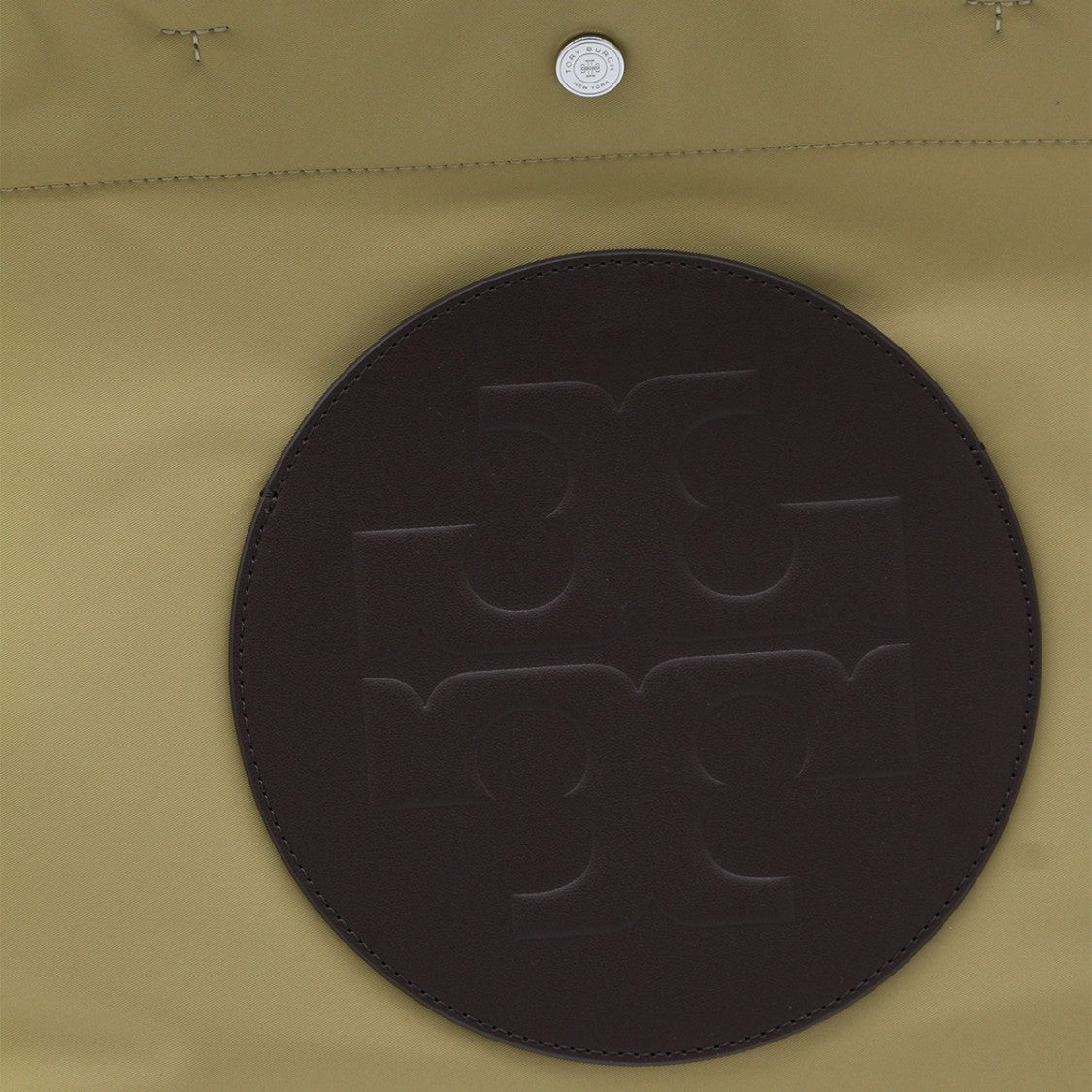 Tory Burch Signature Logo Beige Tote