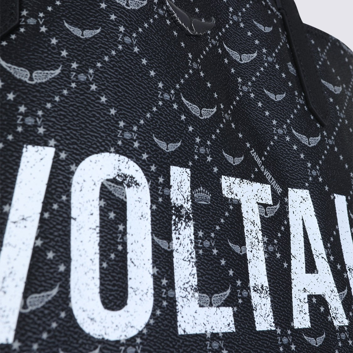 Zadig & Voltaire Black Shopper Xl Tote