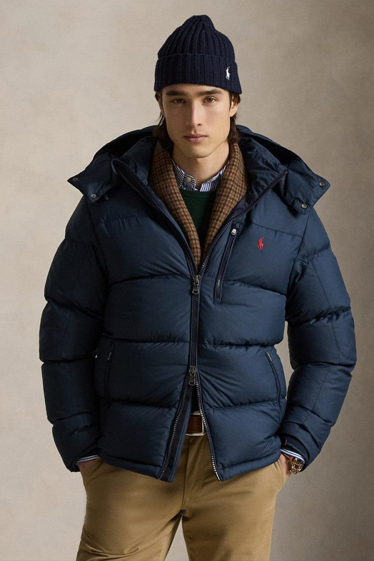 Polo Ralph Lauren Navy Hooded Down Puffer Jacket