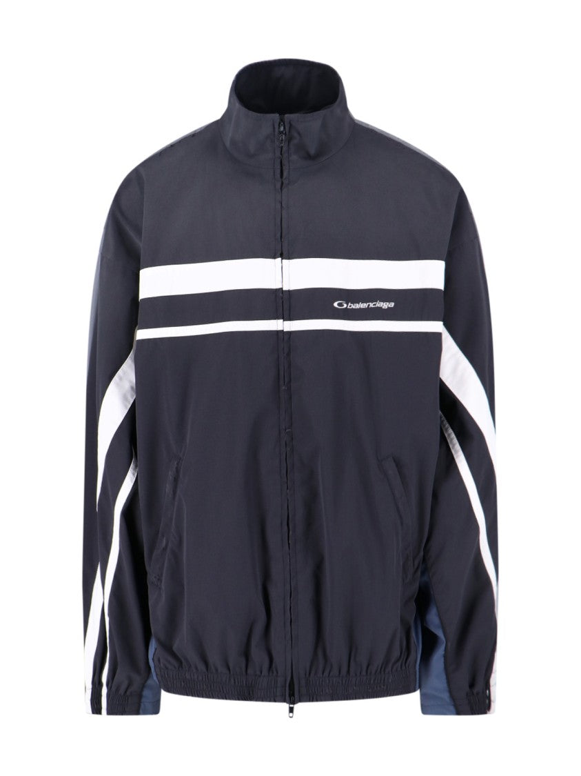 Balenciaga Reversible "50/50" Jacket – Black/Grey