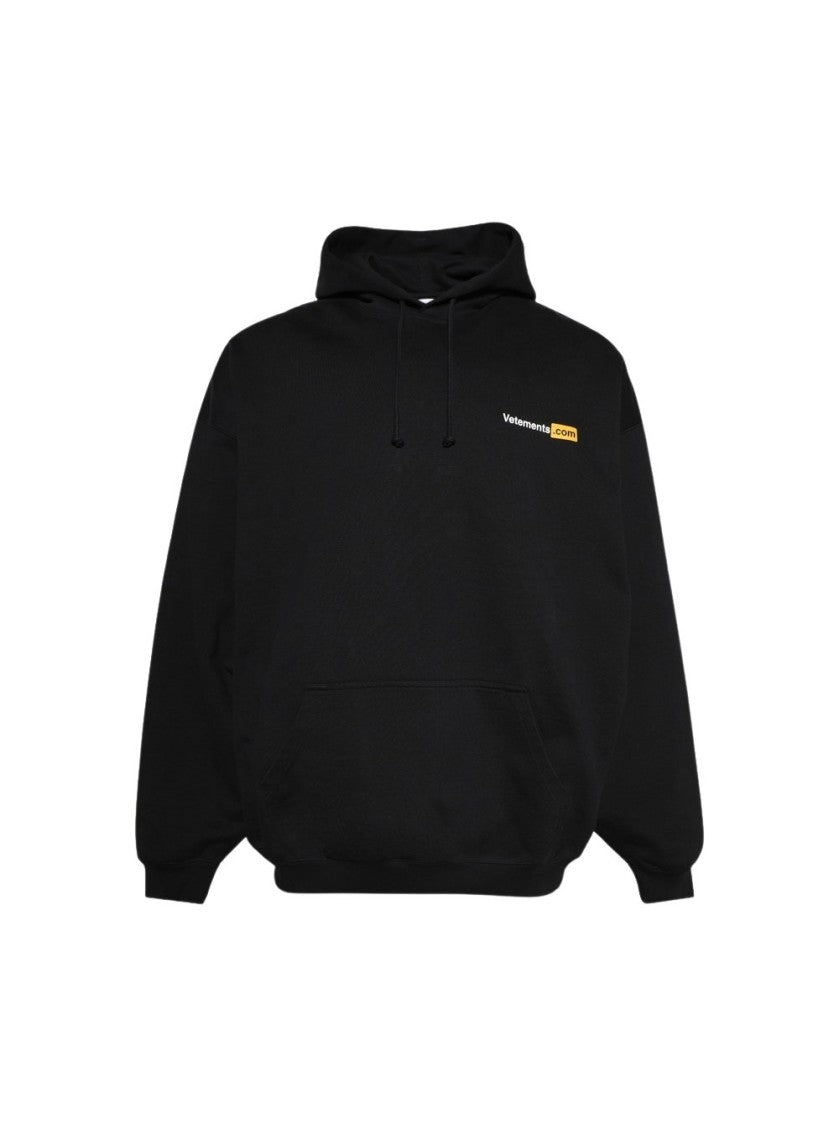 Vetements Vetements.Com Oversized Hoodie Black