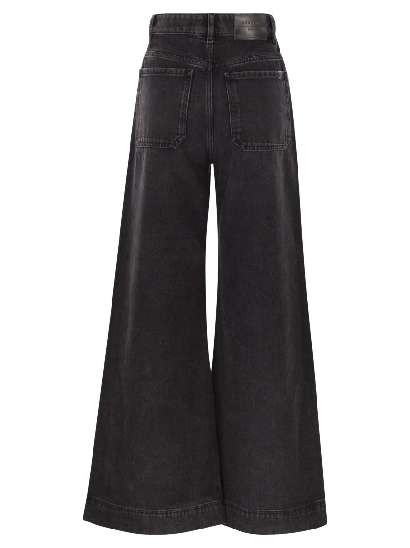 Max Mara Cactus1234 - Wide Leg Jeans In Cotton Denim