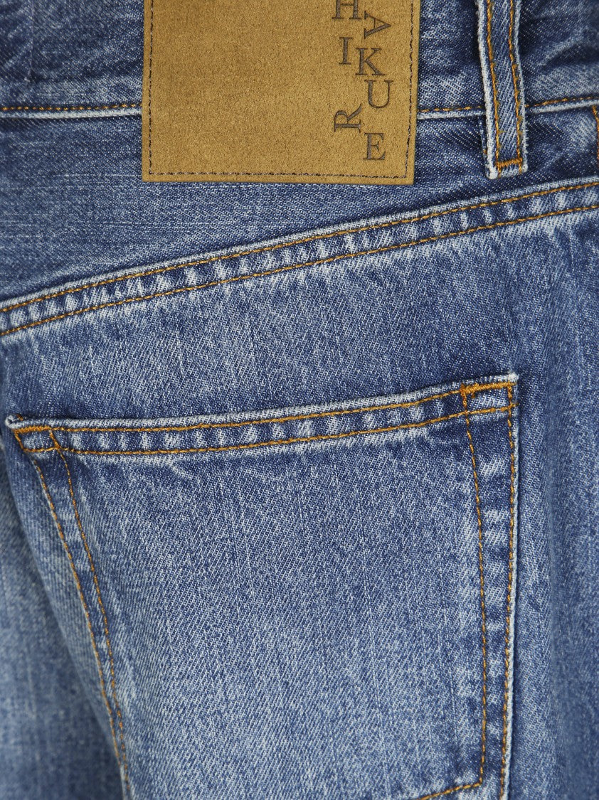 Haikure Wide-Leg Jeans With Classic Five-Pocket Design