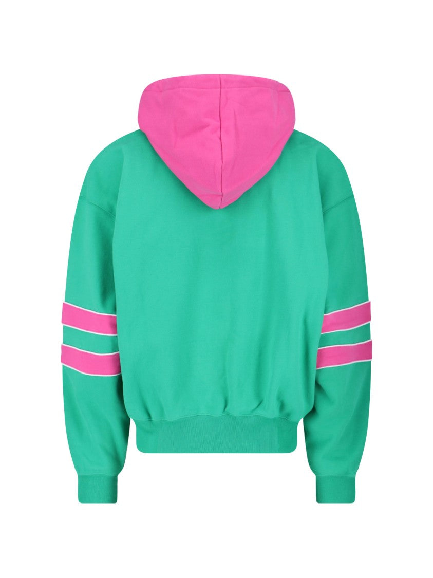 Billionaire Boys Club Logo Hoodie – Green/Pink