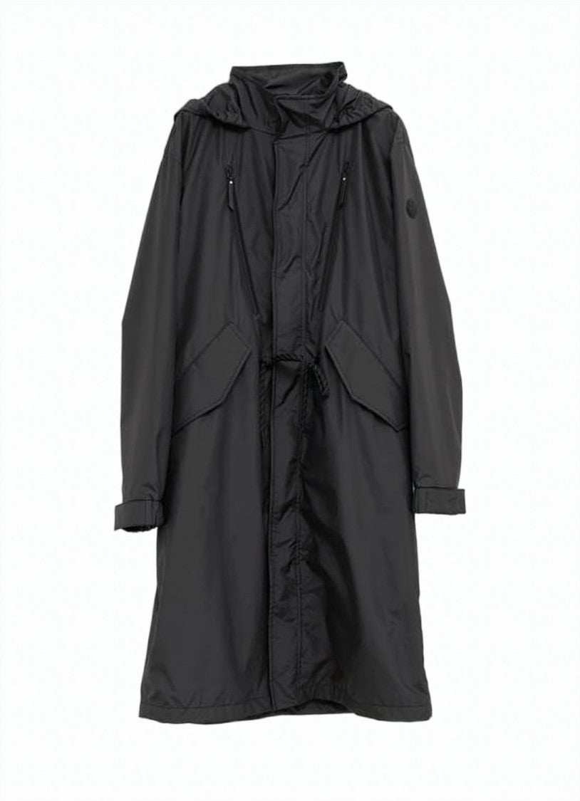 Moncler Black Long-Fit Moncler Jacket With Concealed Zip