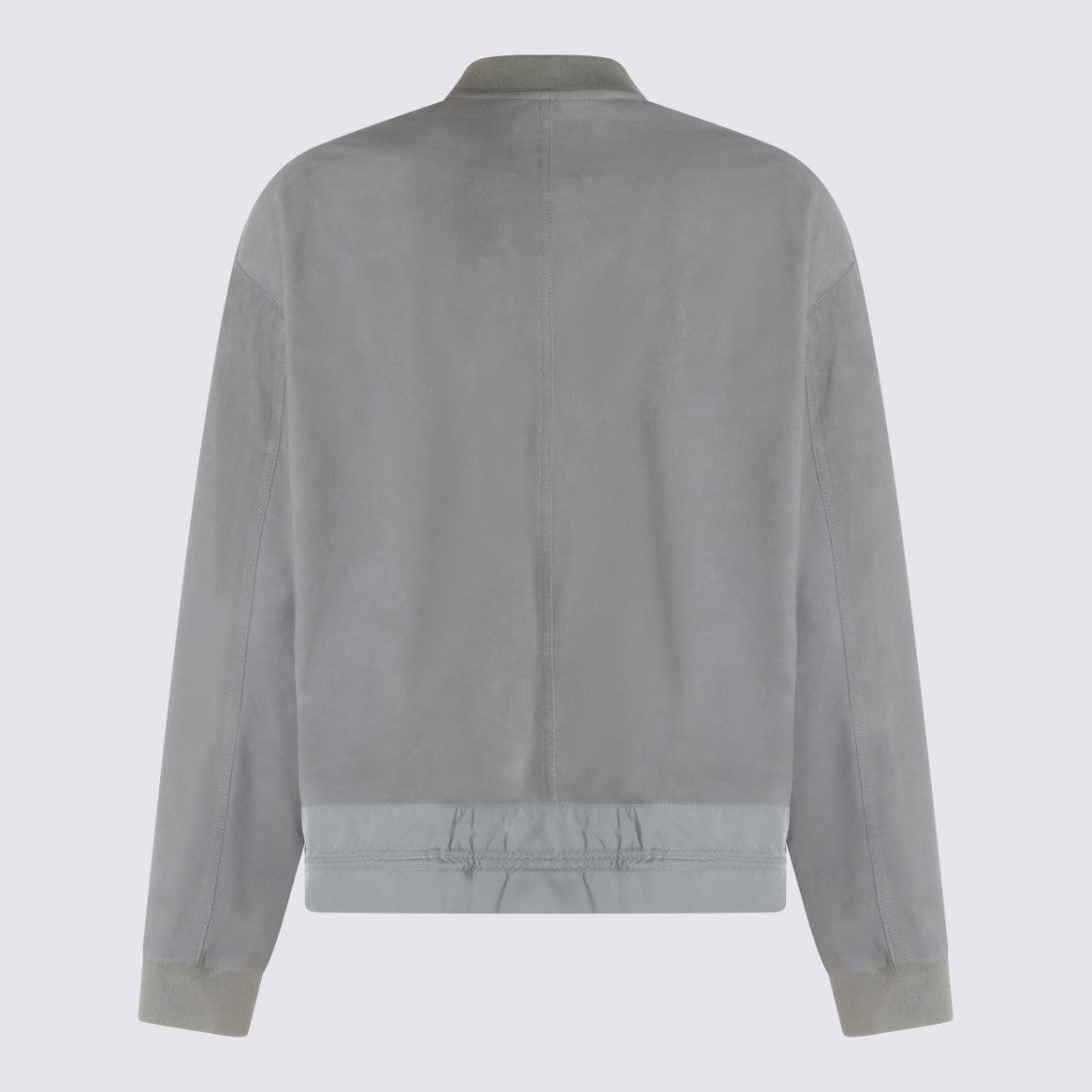 Moorer Grey Leather Jacket