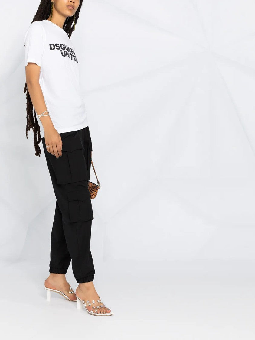 Dsquared2 Logo Print Cotton T-Shirt