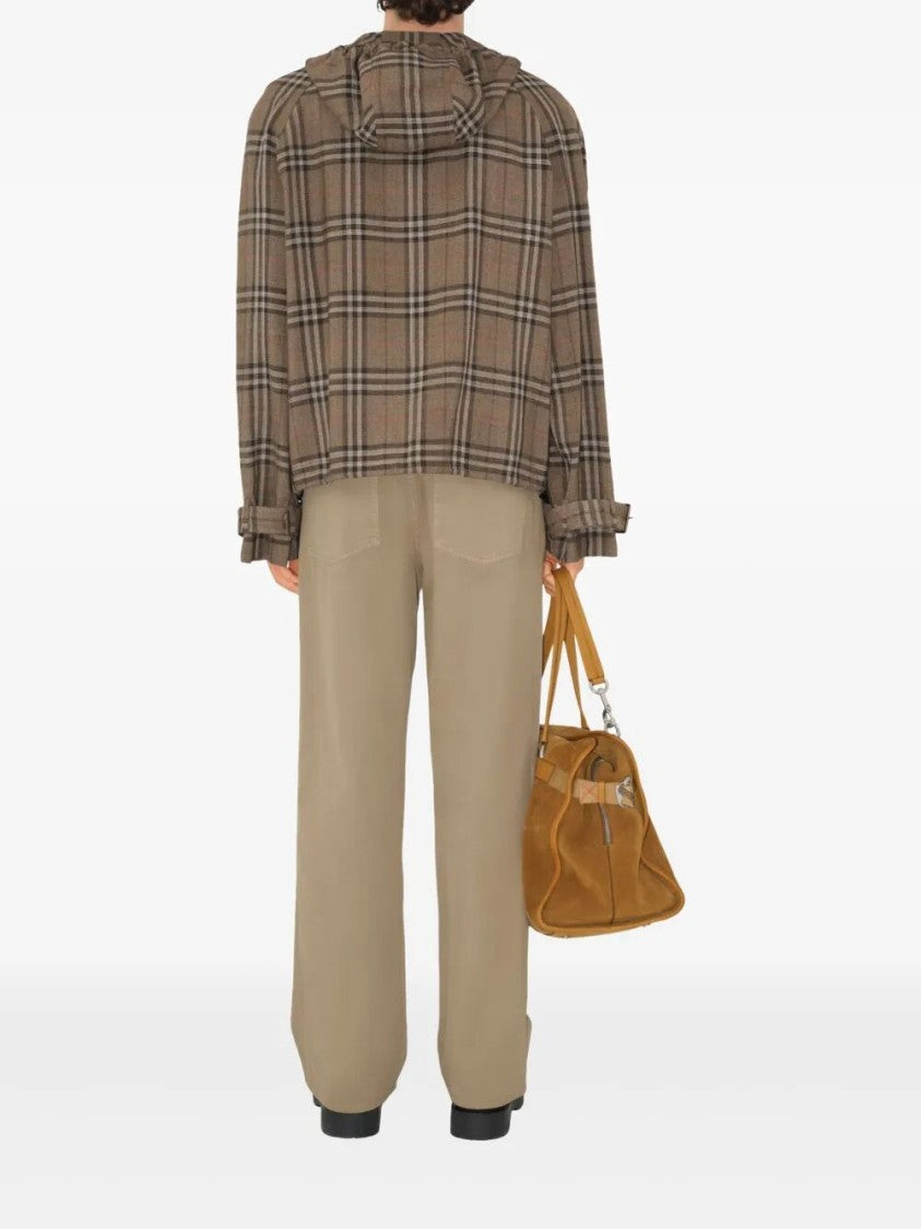 Burberry Relaxed Fit Plaid Jacket
