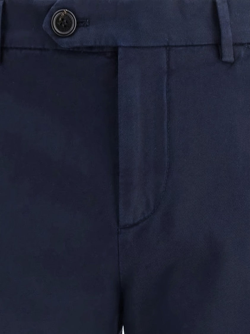 Brunello Cucinelli Tailored Straight Pants With Clean Silhouette And Refined Texture