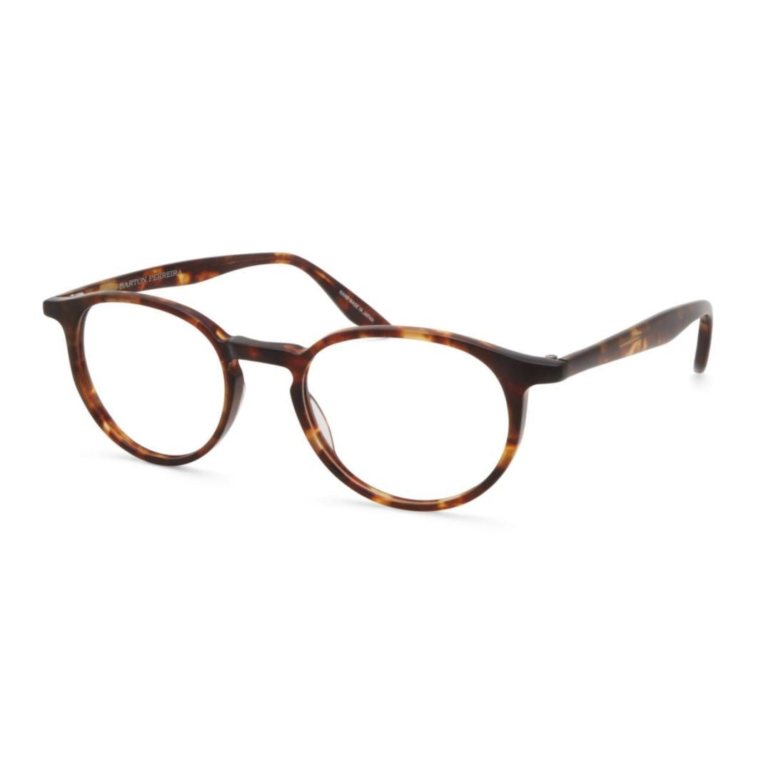 Barton Perreira Norton F Round Frame Tortoiseshell Sunglasses With Lightweight Design
