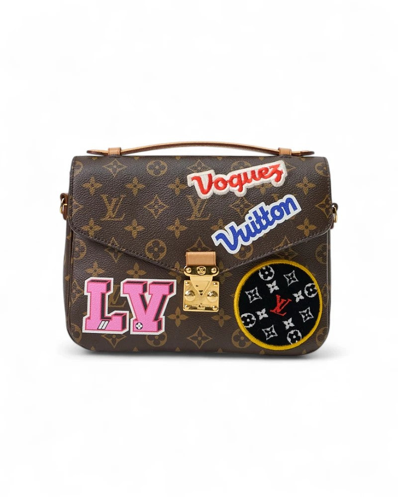 Louis Vuitton Metis Mm Patches Monogram Clutch Bag