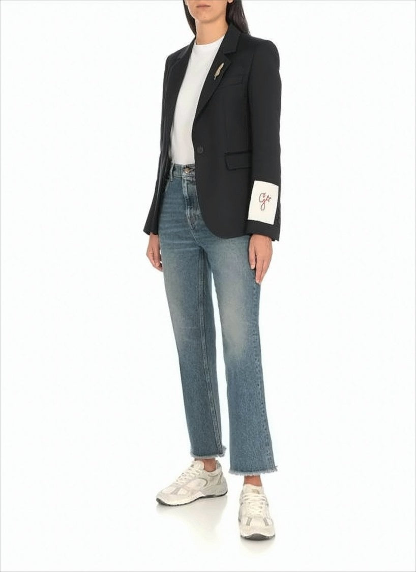 Golden Goose Low-Profile White Sneakers With Distressed Finish And Star Emblem