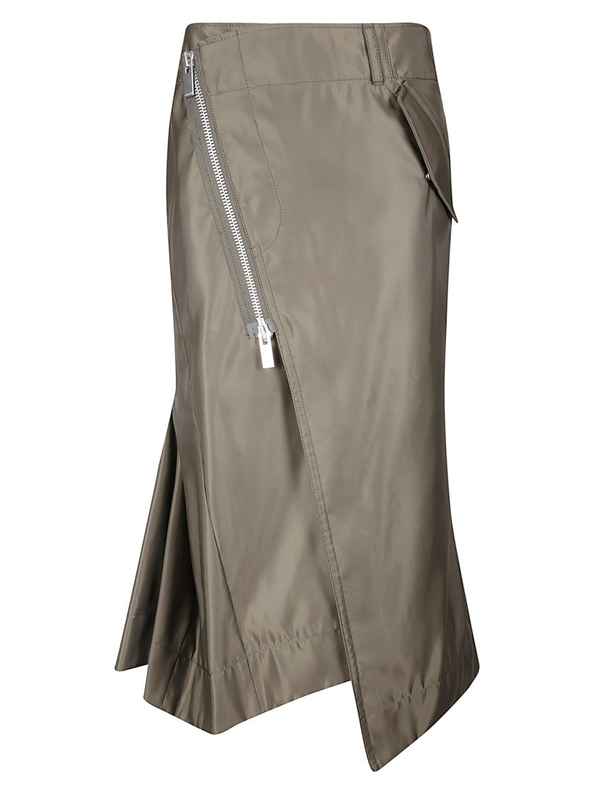 Sacai Nylon Twill Skirt