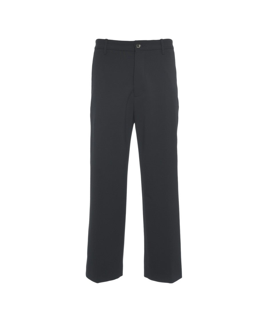 Nine In The Morning Baggy Trousers With Hidden Zip Closure And Minimalist Design