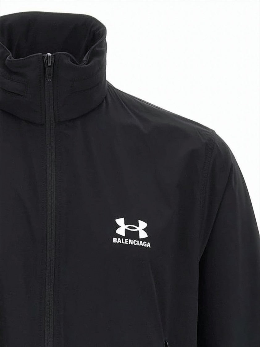 Balenciaga Cropped High-Collar Jacket