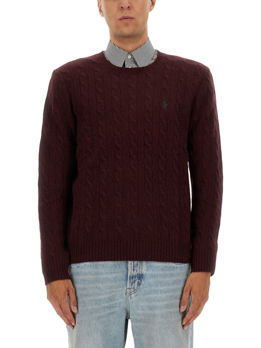 Polo Ralph Lauren Wool And Cashmere Cable Knit Sweater