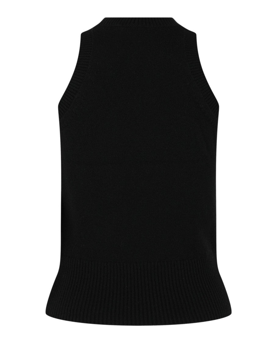 Alexander Mcqueen Crystal Embellished Racerback Tank Top