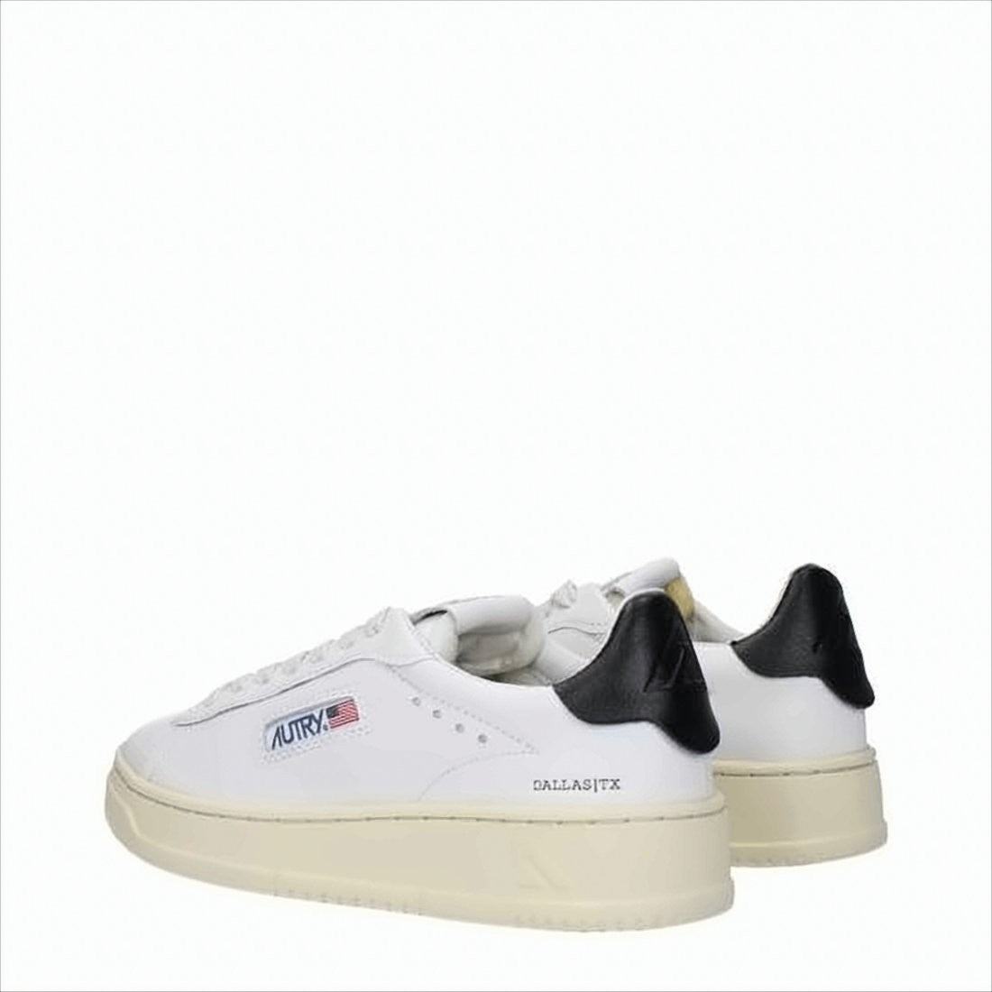 Autry Low-Top White Leather Sneakers With Vintage Detailing