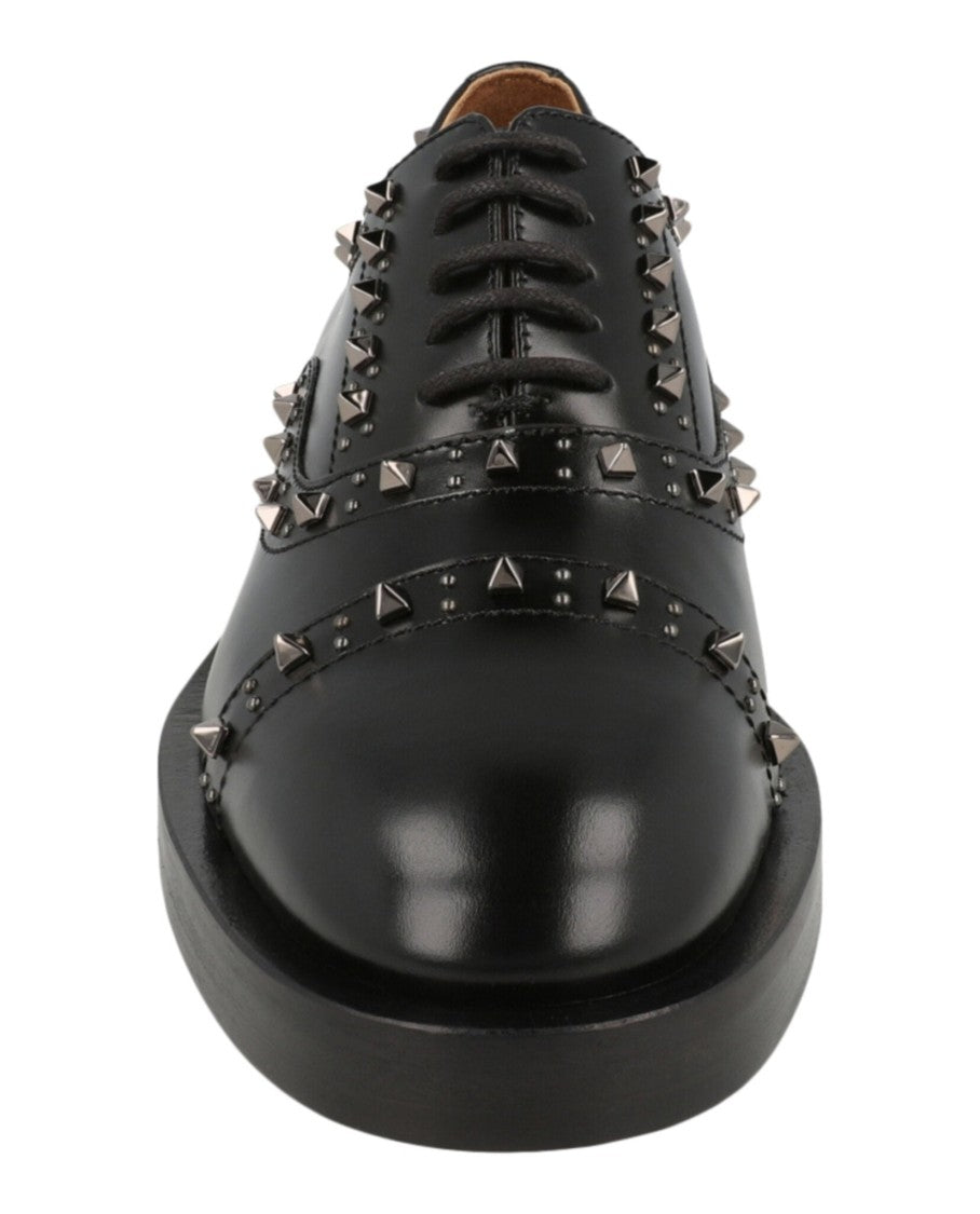 Valentino Gentleglam Studded Wingtip Oxfords