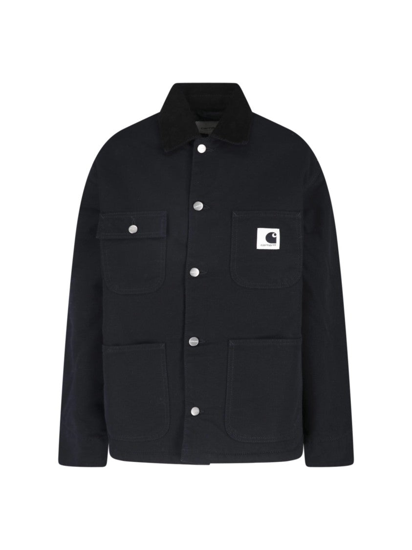 Carhartt Wip Black Og Michigan Cotton Jacket