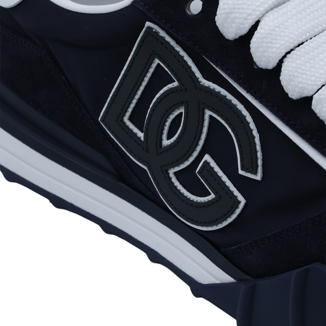 Dolce & Gabbana Dark Base Sneakers With Stitched Logo Patch