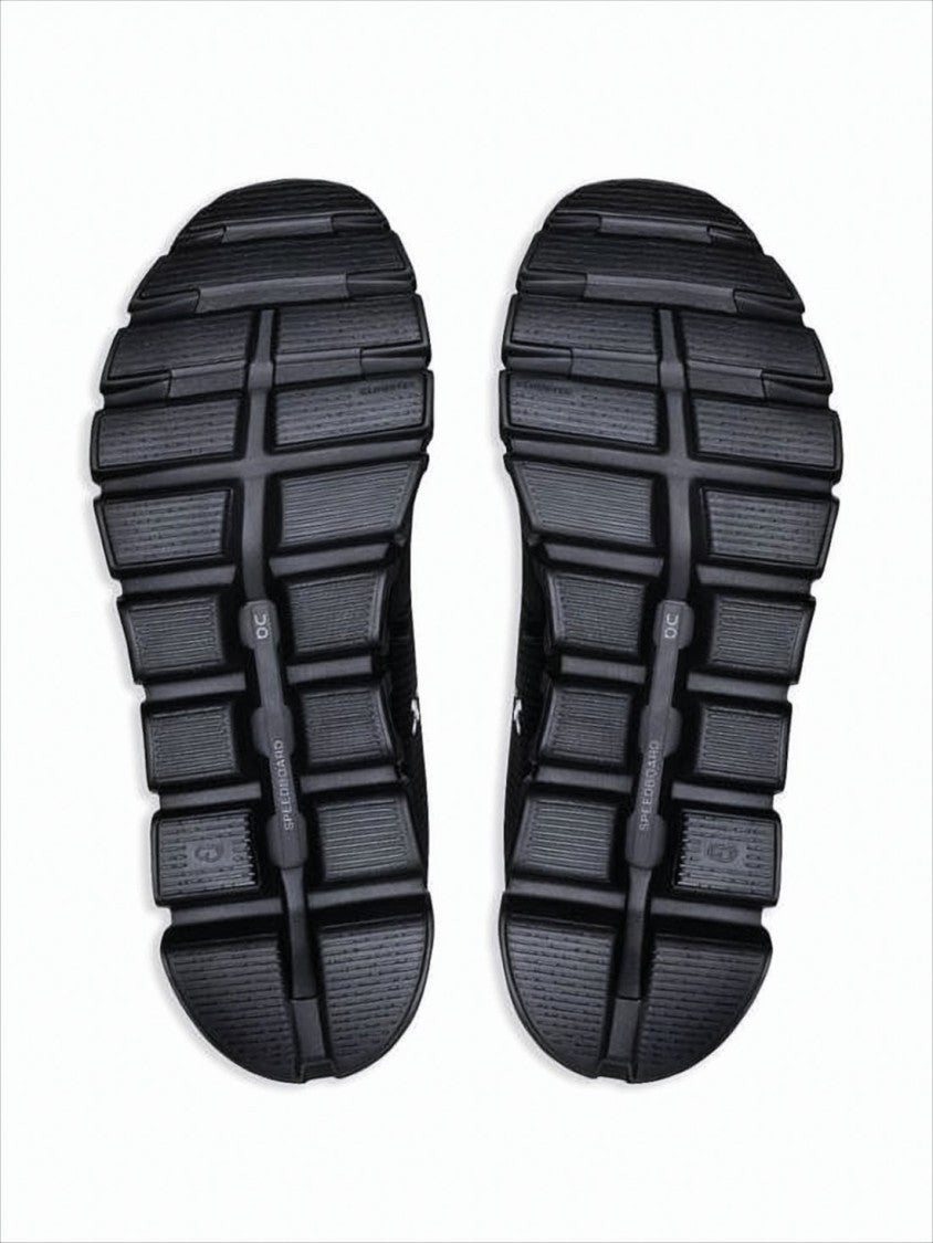 On Running Black Sneakers With Breathable Recycled Polyester Upper